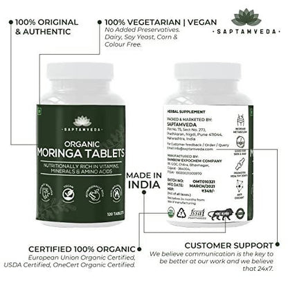 Saptamveda Natural Moringa Tablets