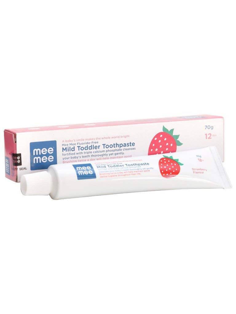 Buy Mee Mee Fluoride-Free Mild Toddler Toothpaste - Strawberry Flavor from DrMediCart, Ship from India to USA