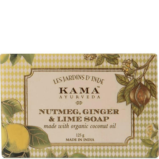 Buy Kama Ayurveda Nutmeg, Ginger & Lime soap 125gm from DrMediCart, Ship from India to USA