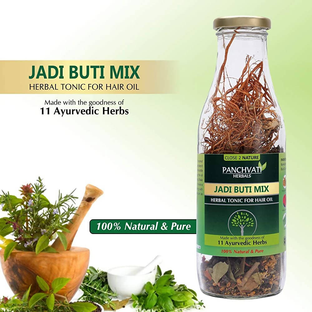 Panchvati Herbals Jadi Buti Mix Herbal Tonic For Hair Oil