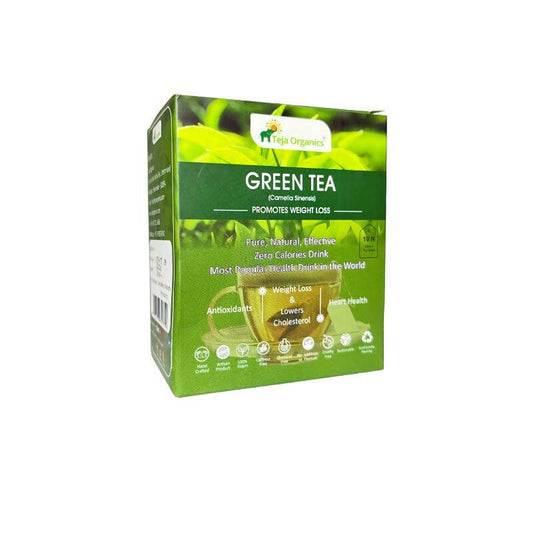 Buy Teja Organics Green Tea Bags from DrMediCart