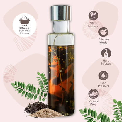 Nat Habit Curry Sesame Summer Hair Oil