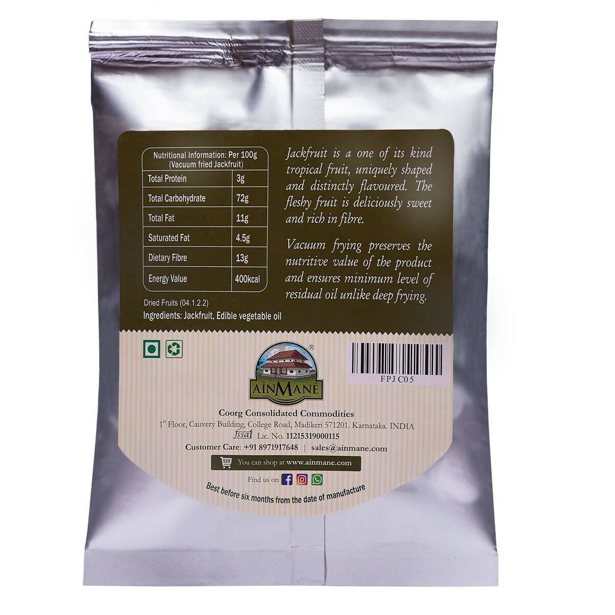 Ainmane Jackfruit Chips