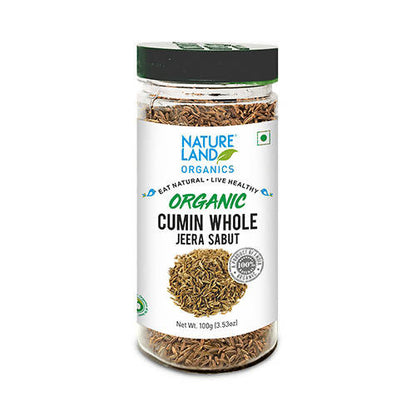 Buy Nature Land Organics Cumin Whole from DrMediCart, Ship from India to USA