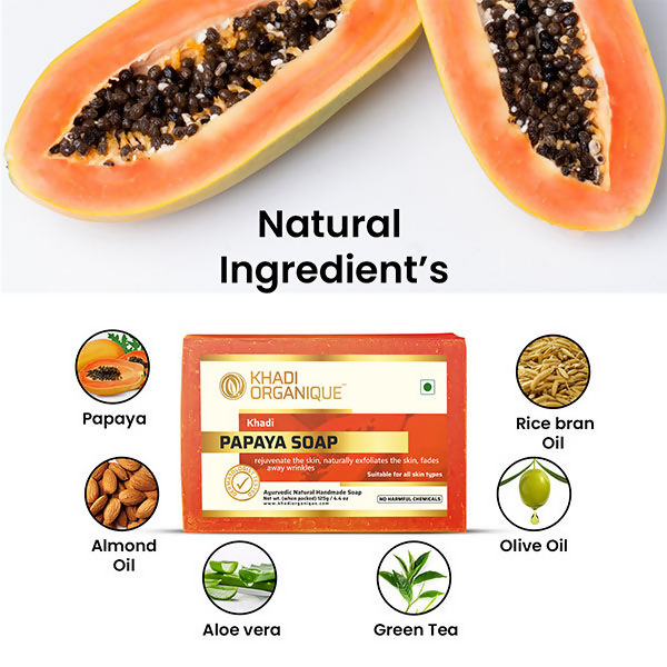 Khadi Organique Papaya Soap