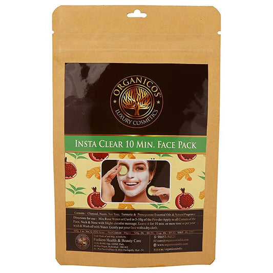 Organicos Insta Clear 10 Min Face Pack