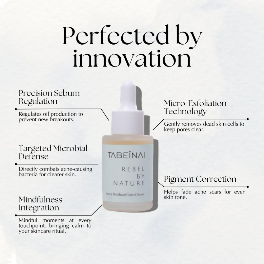 Tabeinai Rebel By Nature Acne And Blackhead Control Serum