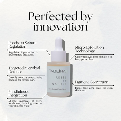 Tabeinai Rebel By Nature Acne And Blackhead Control Serum