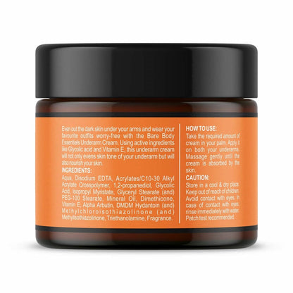 Buy Bare Body Essentials Under Arm Cream from DrMediCart, Ship from India to USA