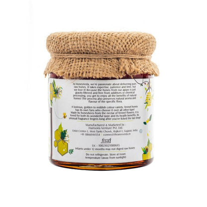HoneyVeda Premium Raw Fennel Honey
