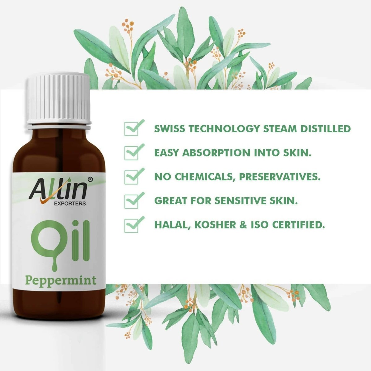 Allin Exporters Peppermint Essential Oil