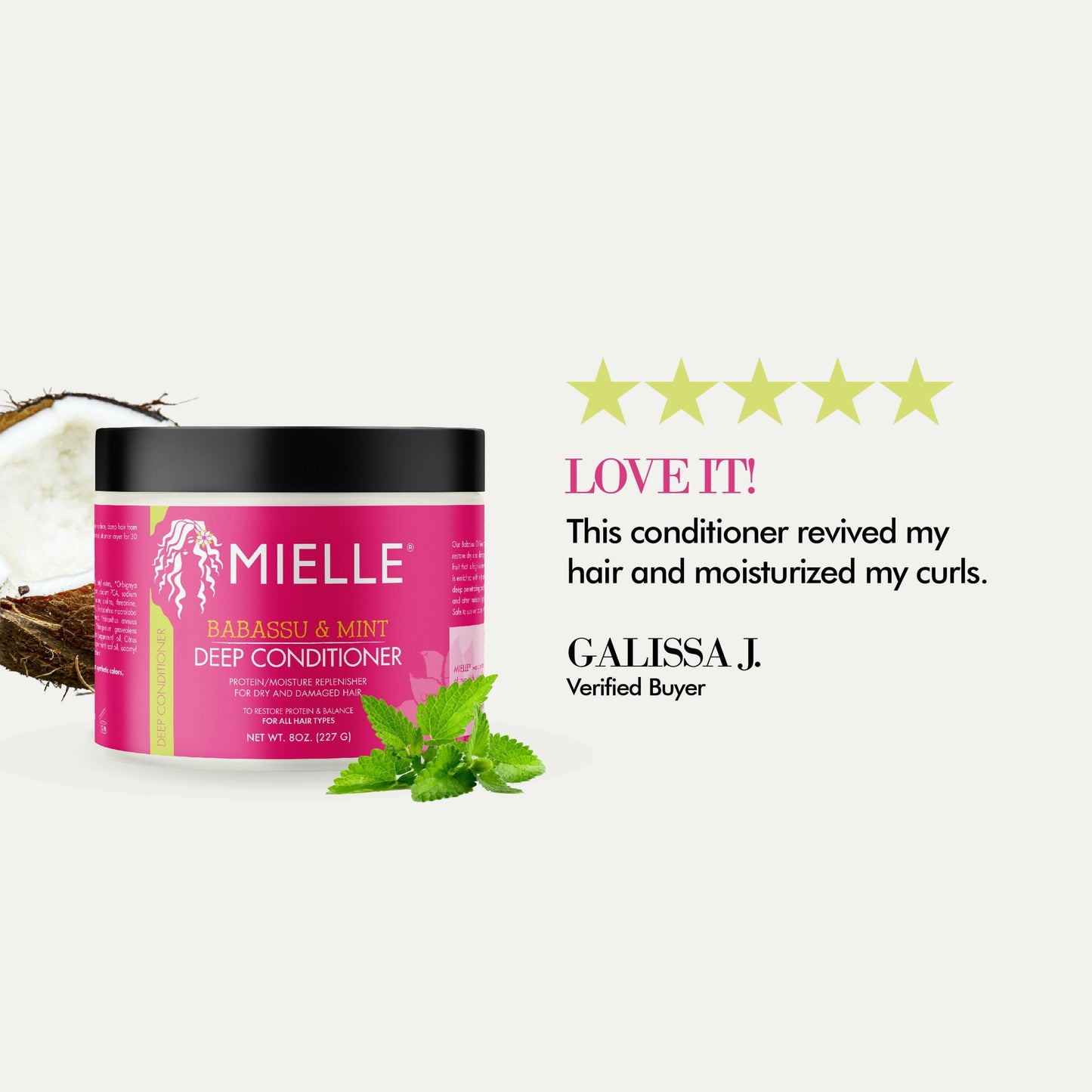 Mielle Babassu Oil And Mint Deep Conditioner