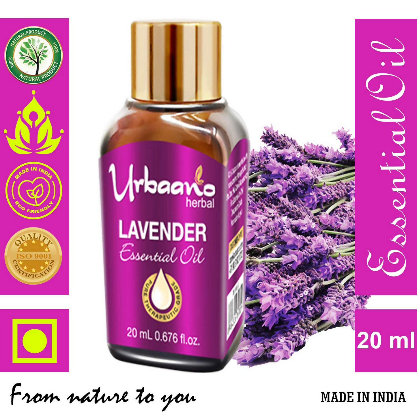 Urbaano Herbal Lavender Essential Oil