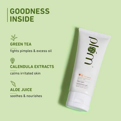 Plum Green Tea Day-Light Broad Spectrum Sunscreen Gel SPF 35 PA+++ UVA/B