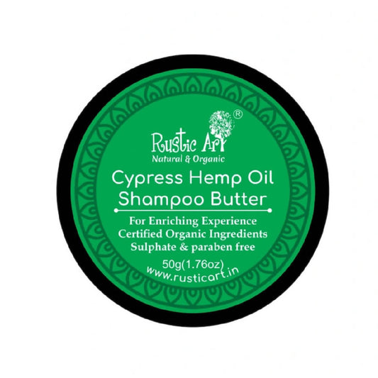 Buy Rustic Art Cypress Hemp Oil Shampoo Butter from DrMediCart, Ship from India to USA