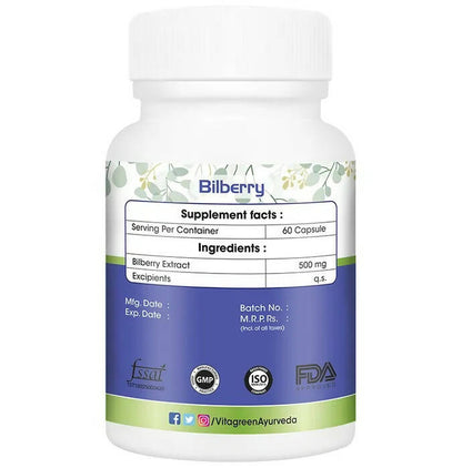 Vitagreen Bilberry Capsules