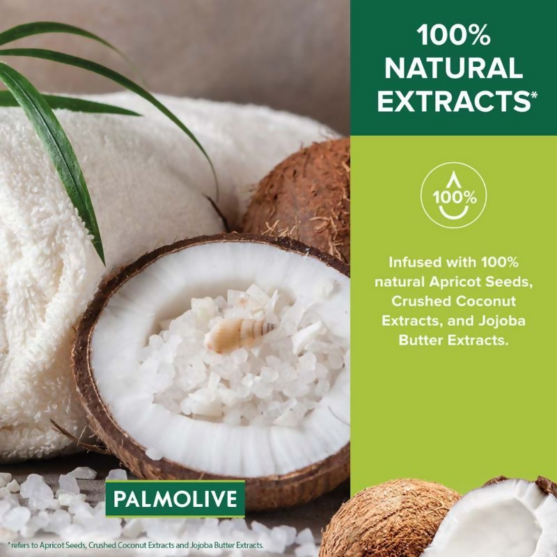 Palmolive Coconut & Jojoba Butter Coconut Joy, Exfoliating & Moisturizing Body Wash