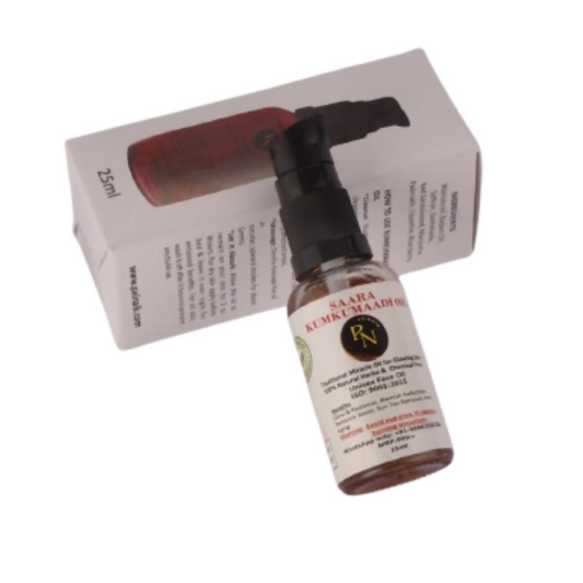 Saara Kumkumaadi Oil, Promote Healthy Skin & Radiant Complexion