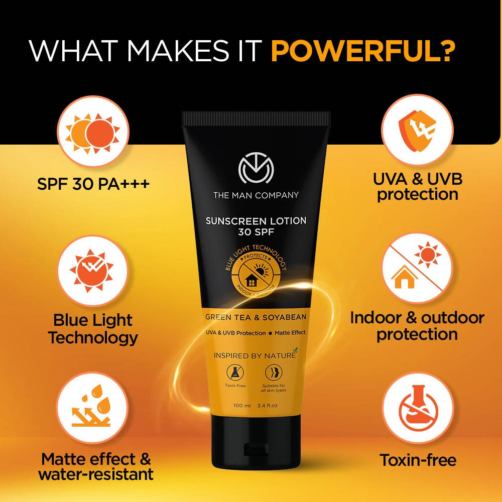 The Man Company Sunscreen Lotion SPF 30 - Drmedicart