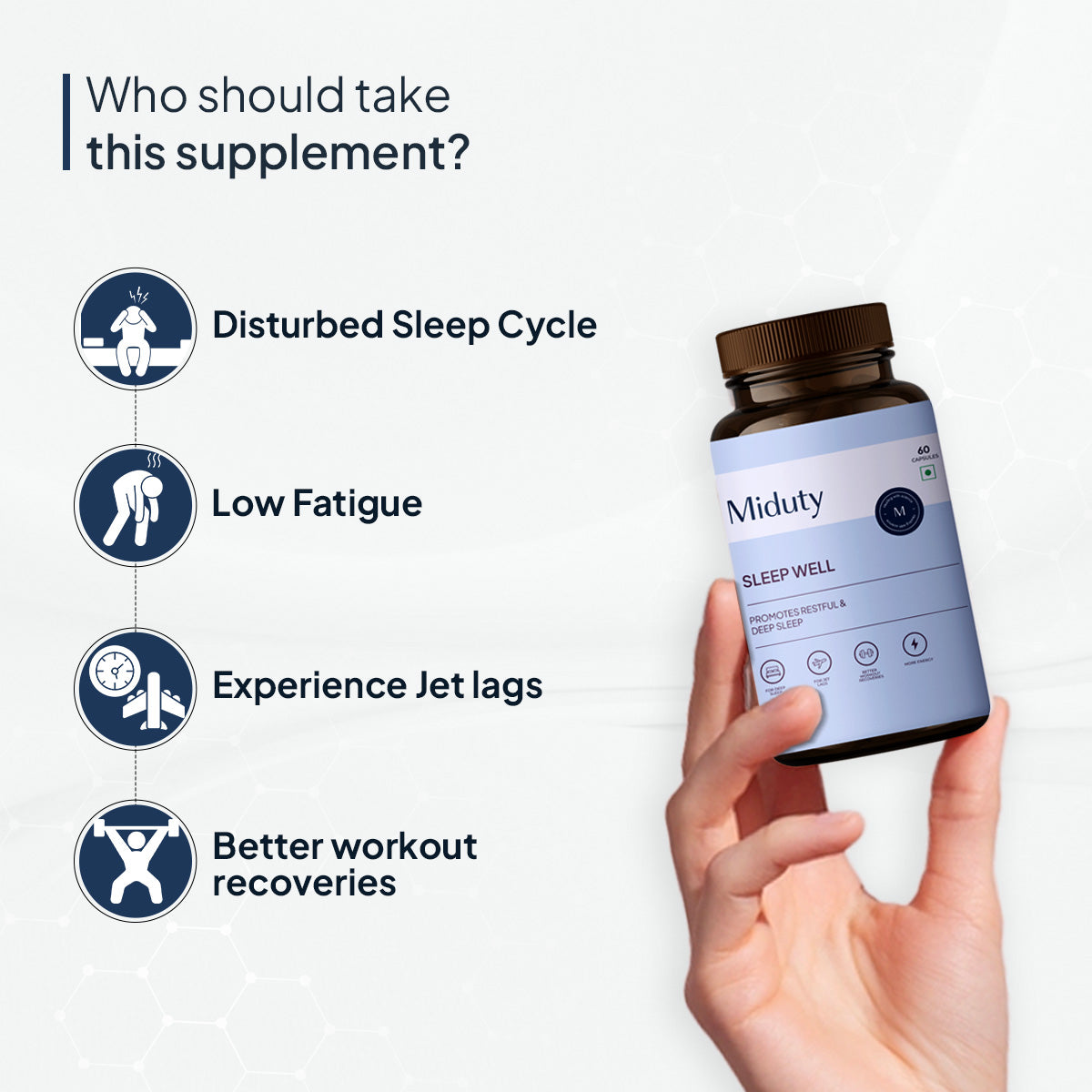 Miduty by Palak Notes Sleep Well Capsules