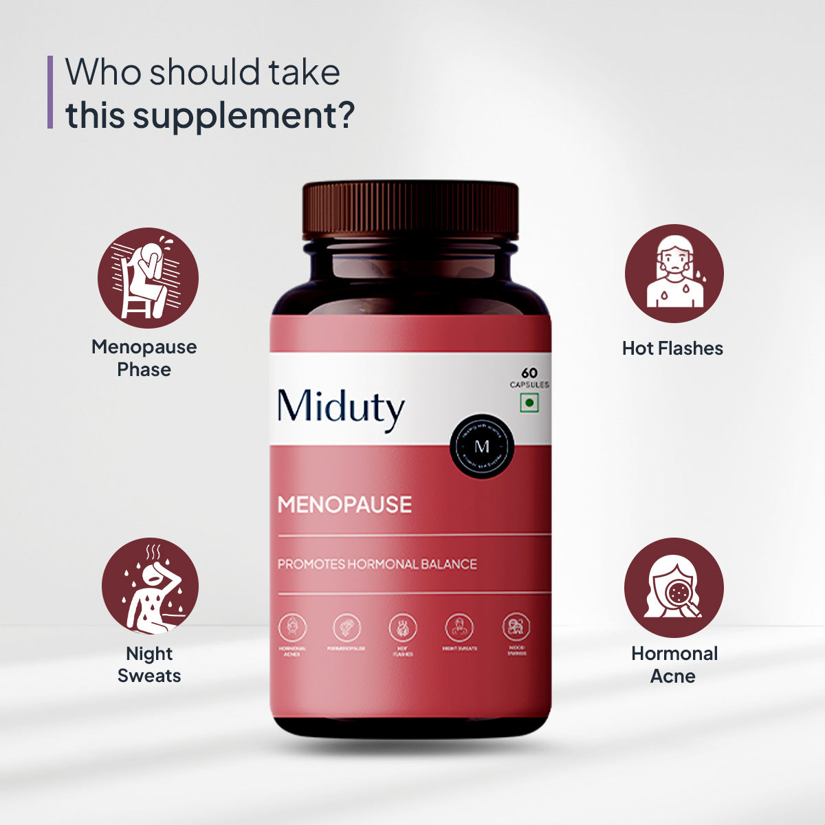 Miduty by Palak Notes Menopause Capsules