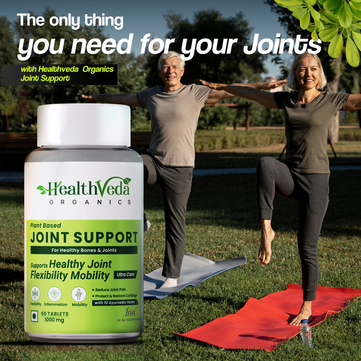 Health Veda Organics Plant Based Joint Support Tablets