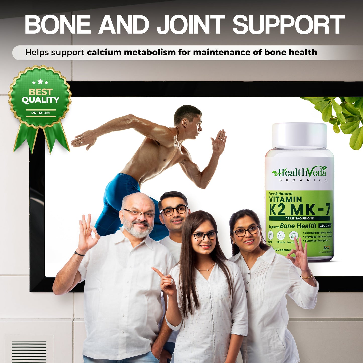 Health Veda Organics Vitamin K2 Capsules