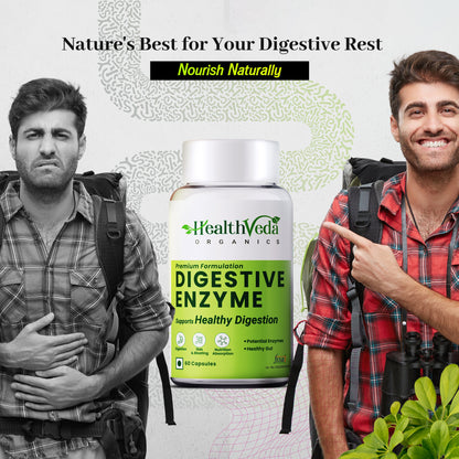 Health Veda Organics Digestive Enzyme Capsules