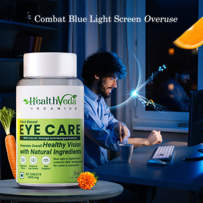 Health Veda Organics Plant Based Eye Care Supplements Tablets