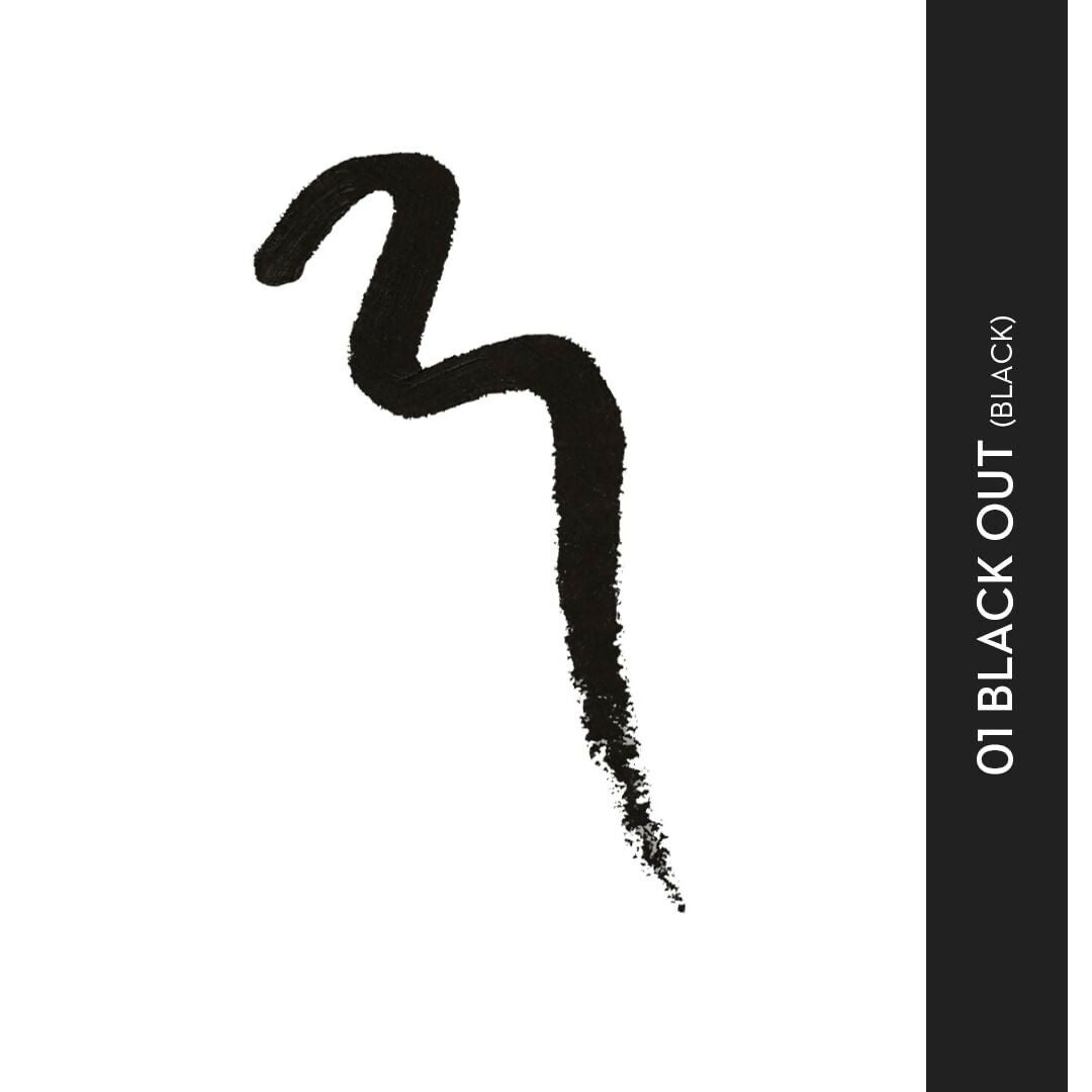 Sugar Cosmetics Kohl of Honour Intense Kajal Upto 12 hrs, Long Lasting, Smudge Proof & Waterproof Kajal - 01 Black Out