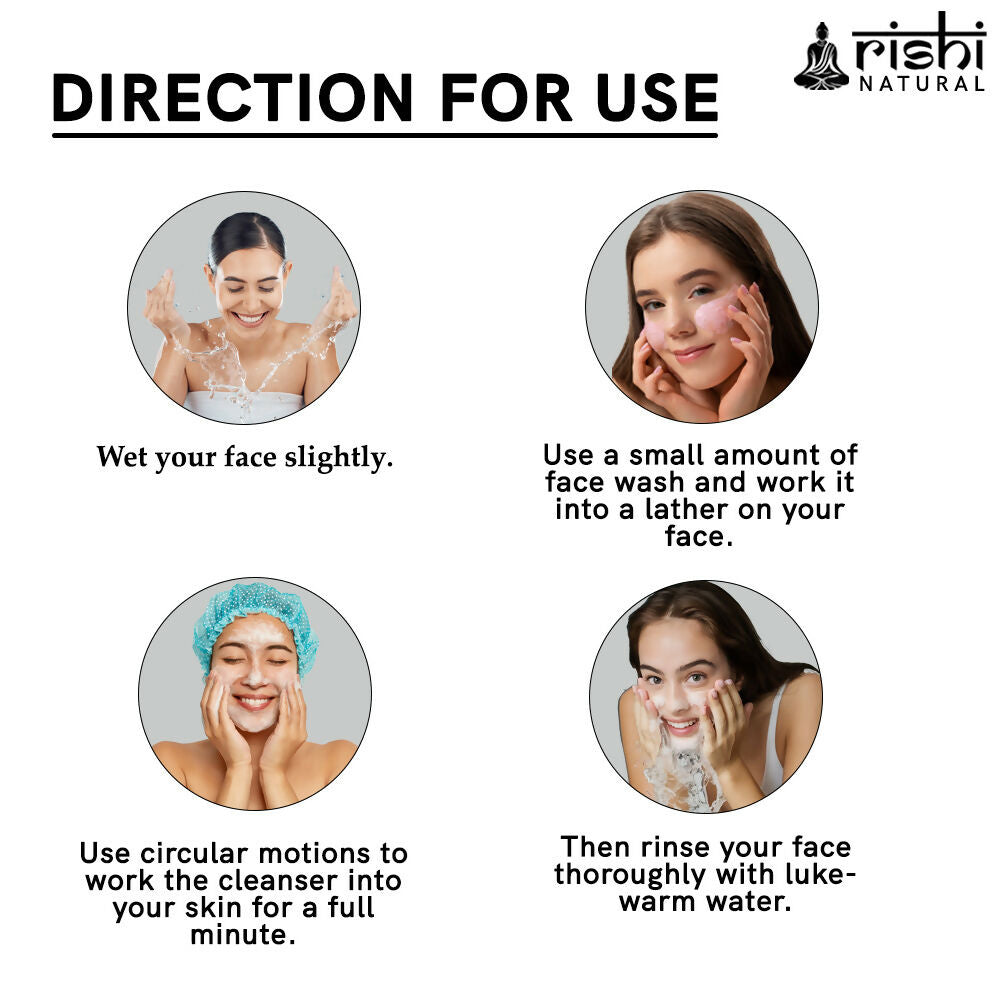Rishi Natural Skin Whitening Face Wash
