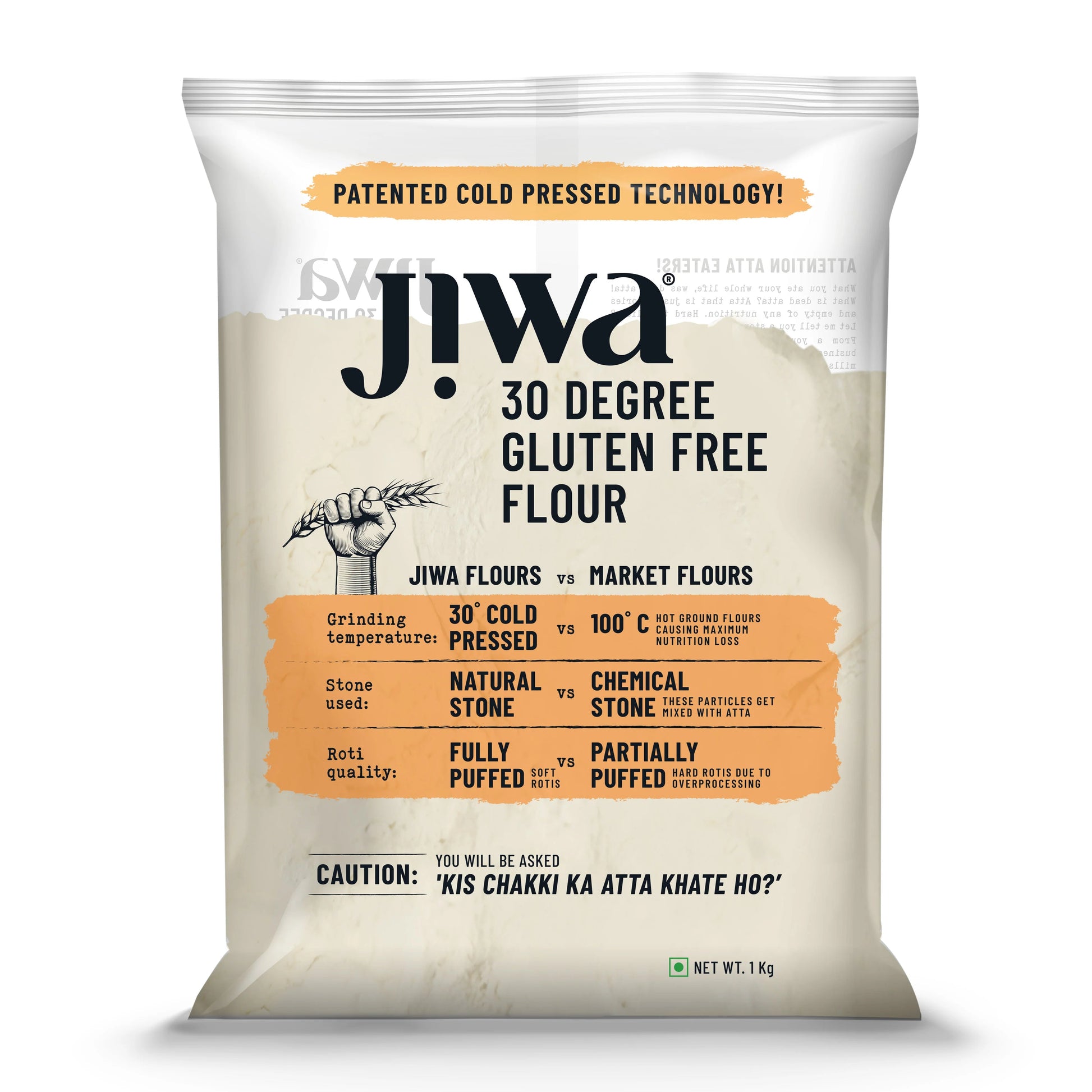 Jiwa Healthy By Nature Cold Milled Gluten Free Multigrain Flour