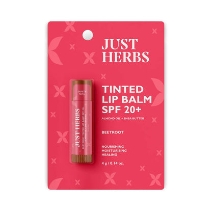 Just Herbs Tinted Beetroot Lip Balm SPF 20+