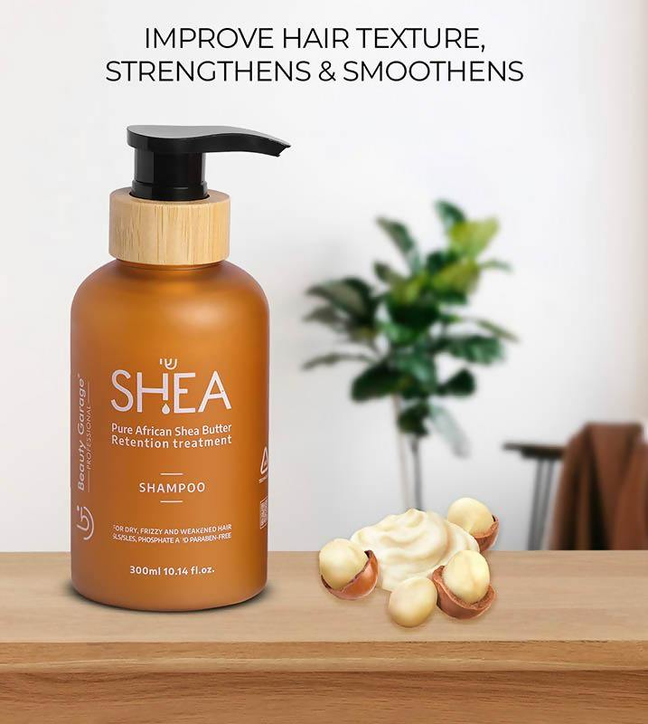 Beauty Garage Pure African Shea Butter Retention Treatment Shampoo