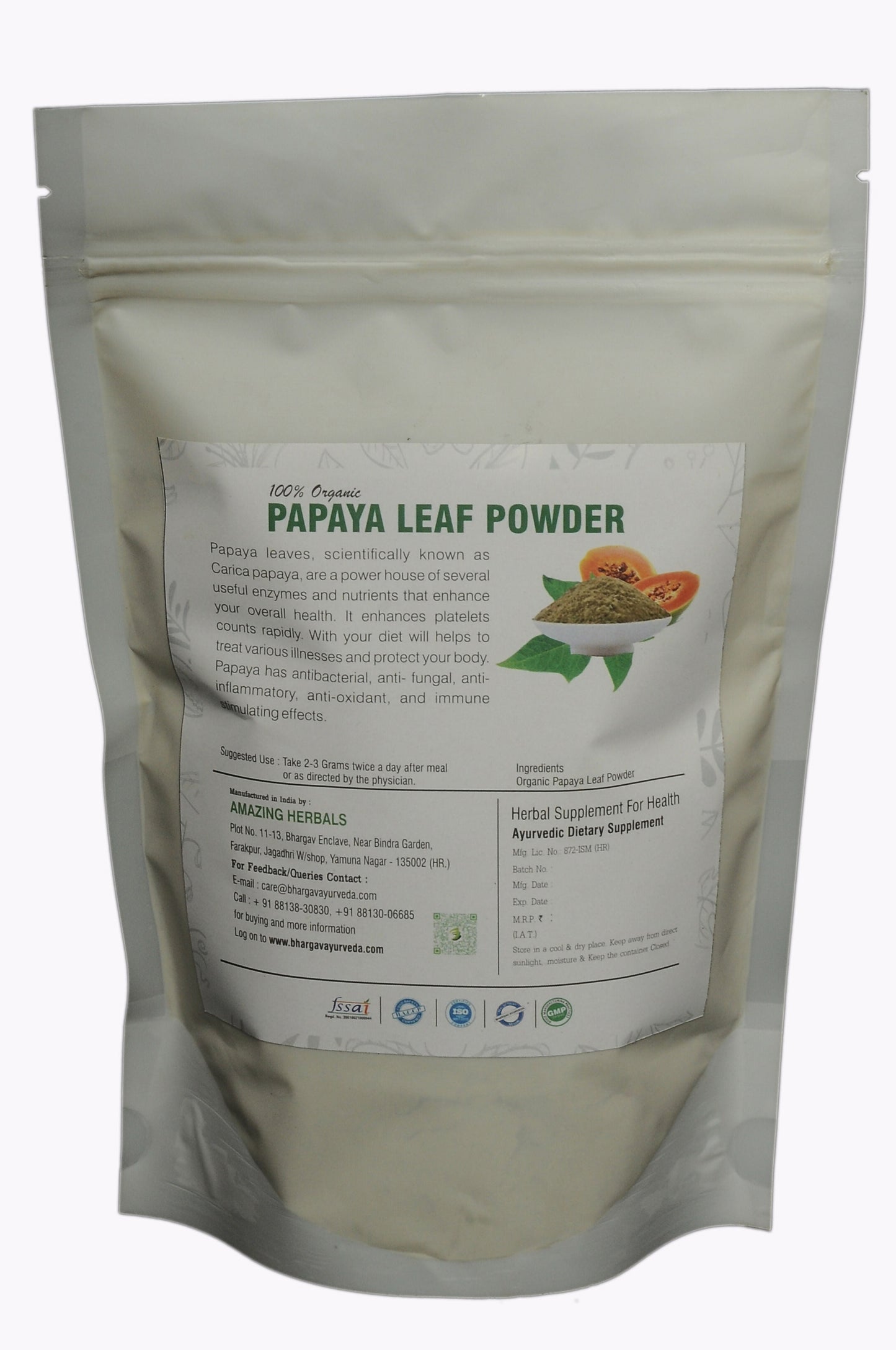 Dr.Bhargav’s Papaya Leaf Powder