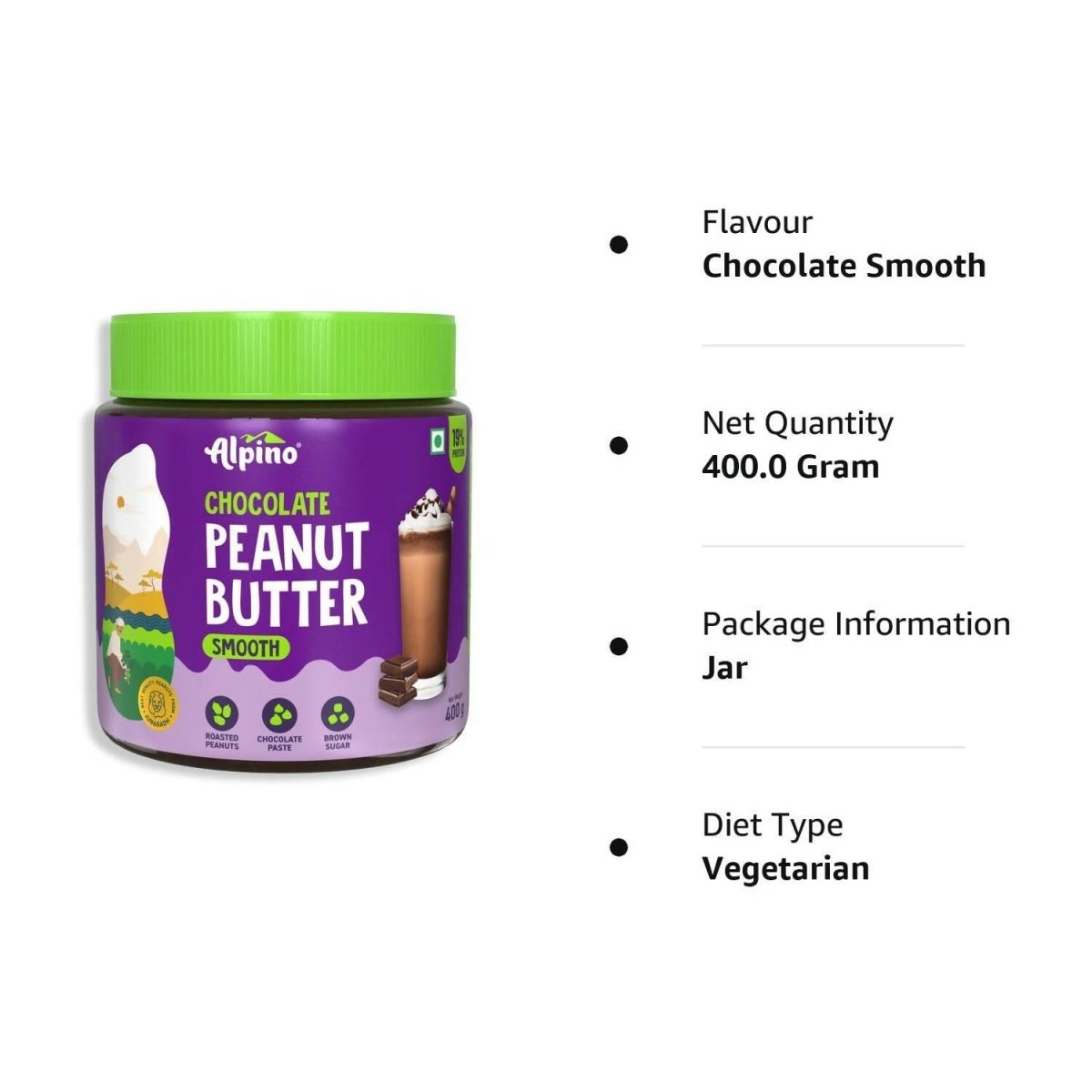 Alpino Chocolate Peanut Butter Smooth