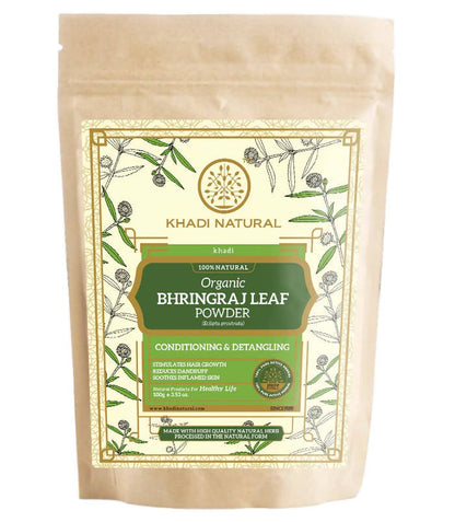 Buy Khadi Natural Bhringraj Leaf Powder from DrMediCart, Ship from India to USA