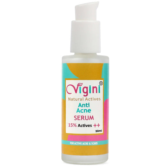 Buy Vigini 15% Anti Acne Day Night Face Serum for Men Women Oily Skin from DrMediCart, Ship from India to USA