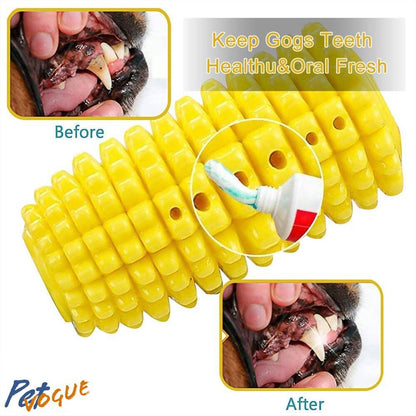 PetVogue Dog Chew Toys for Aggressive Chewer Teeth Cleaning Dog Toothbrush Toys