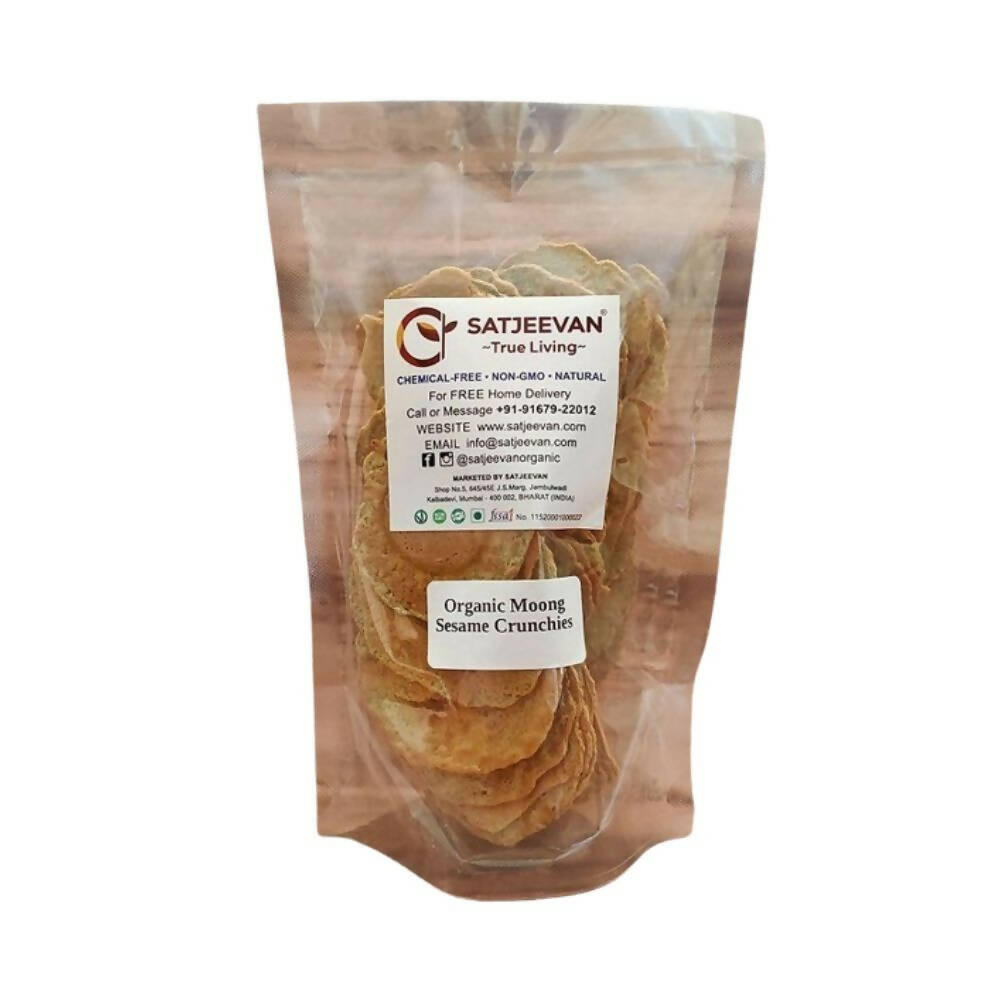 Buy Satjeevan Organic Moong Sesame Crunchies from DrMediCart