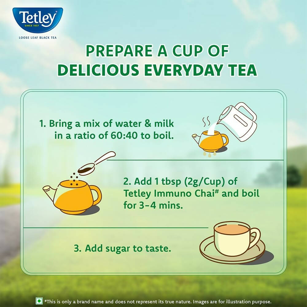 Tetley Immuno Chai Loose Leaf Flavoured Black Tea