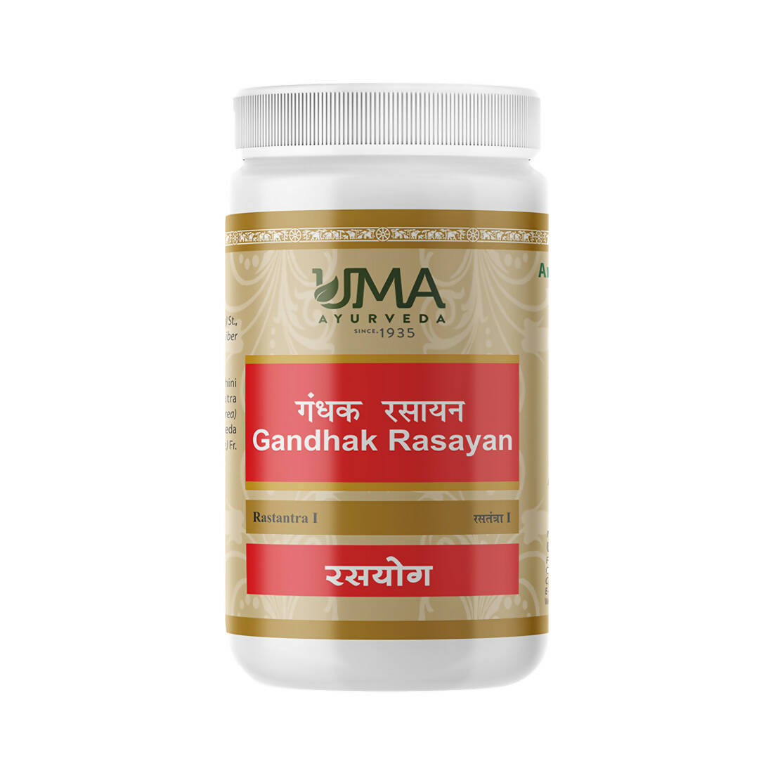 Uma Ayurveda Gandhak Rasayan Tablets