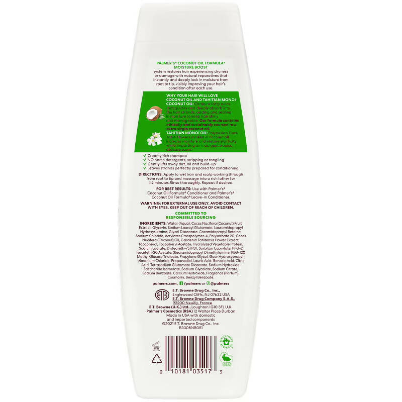 Palmer's Coconut Oil Formula Moisture Boost Shampoo