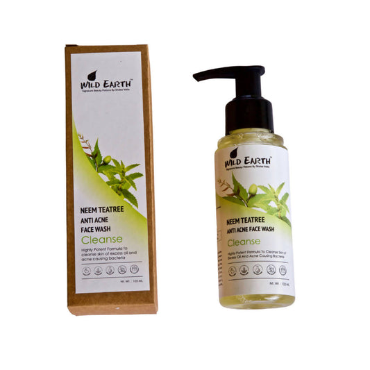 Buy Wild Earth Neem Teatree Anti Acne Face Wash from DrMediCart, Ship from India to USA