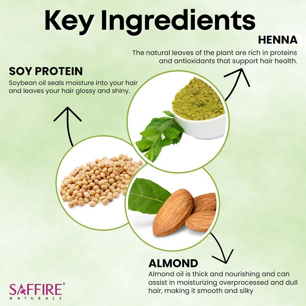 Saffire Naturals Henna & Soy Protein Deep Root Nourishing Shampoo