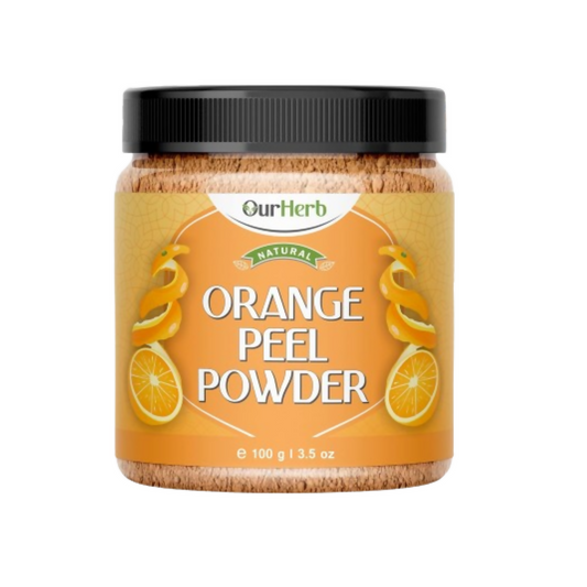 OurHerb Pure & Natural Orange Peel Powder For Face Pack With Vitamin C & Antioxidants