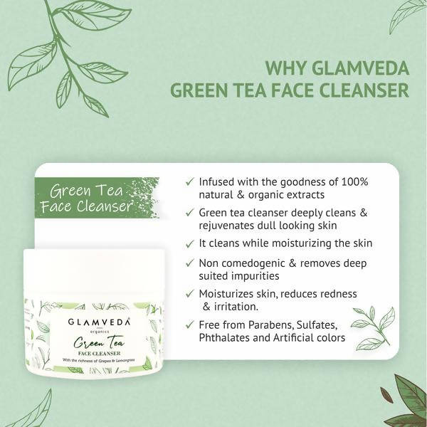 Glamveda Green Tea Recharge & Renew Cleanser