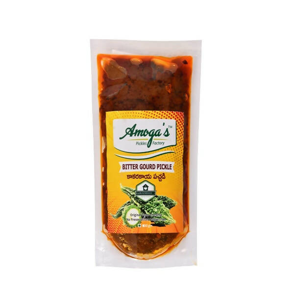 Buy Amoga's Pickles Factory Bitter Gourd Pickle Andhra Style from DrMediCart, Ship from India to USA