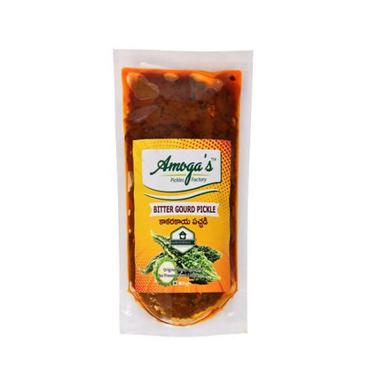 Buy Amoga's Pickles Factory Bitter Gourd Pickle Andhra Style from DrMediCart, Ship from India to USA