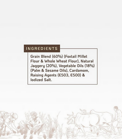 Vasudha Nurtured By Nature Foxtail Millet Cookies